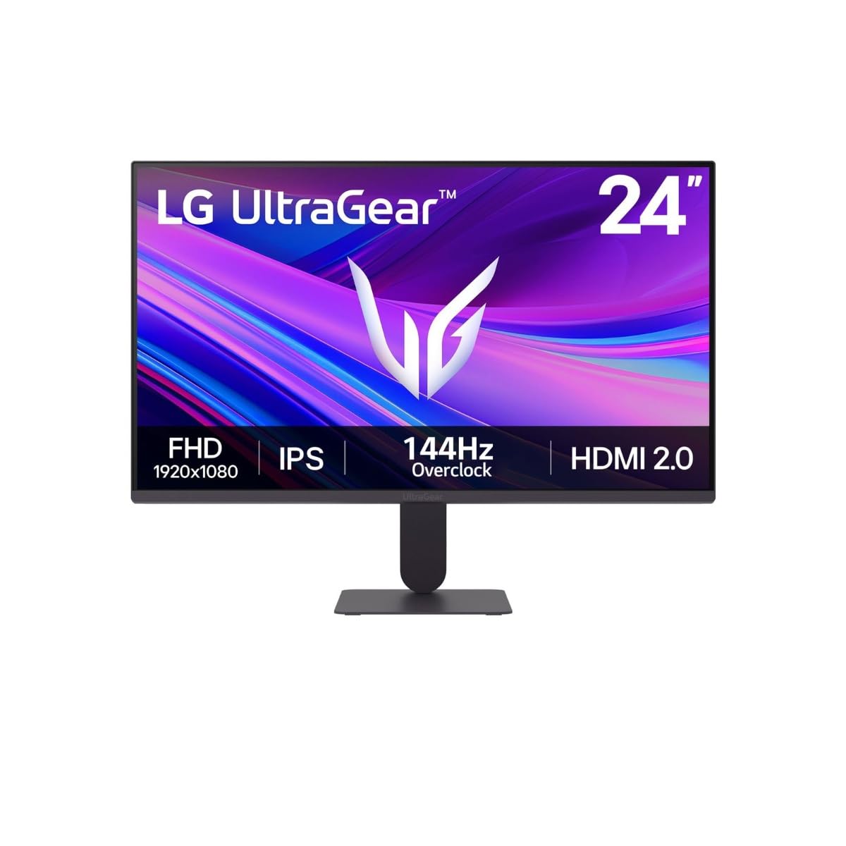 LG Monitor 24 Pulgadas Gamer Ultragear G4 IPS FullHD Overclock De 144 Hz, Compatible con Nvidia G-Sync 99%, Tiempo de Respuesta 1ms