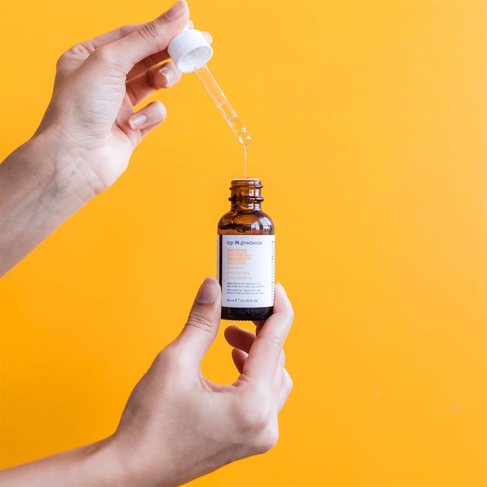MY INGREDIENTS, Sérum de Cafeína, para el Área Debajo de los Ojos, Reduce Ojeras, e Inflamación, 30 ml