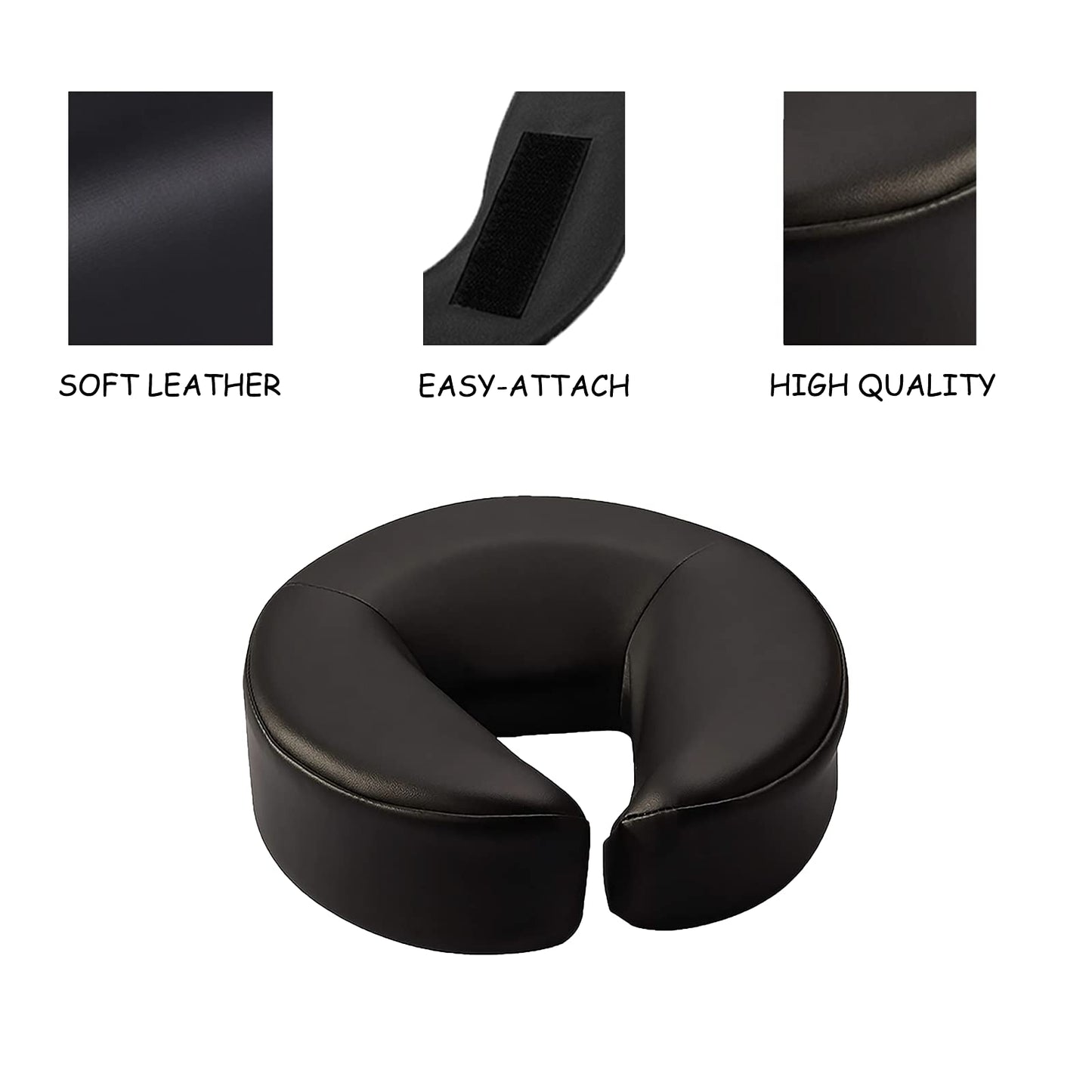 HOINCO - Juego de almohadas para la cabeza de masaje ajustable para cama de belleza, universal con espuma viscoelástica elástica, accesorios para equipo de masaje