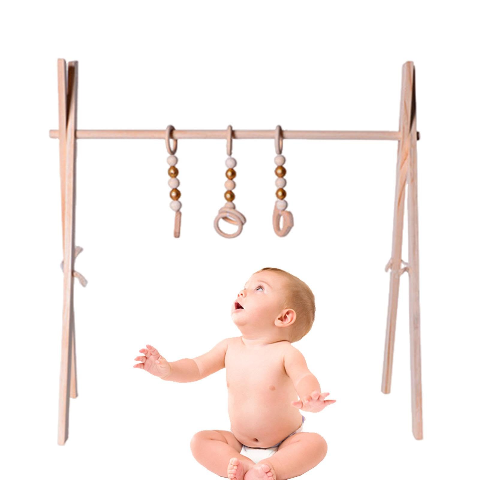 Juguetes de Madera Shakven Pino Plegable para Gimnasio de Recién Nacido