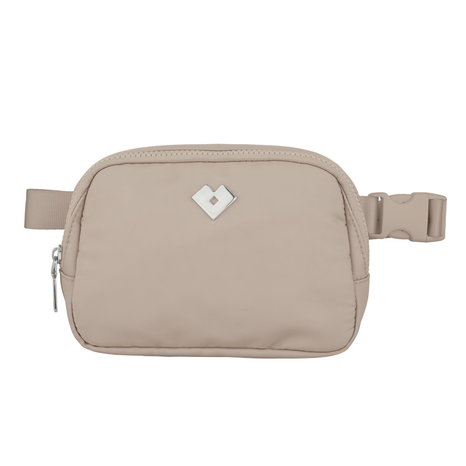 LuckyLy Cangurera para Mujer Deportiva y de Viaje, Bolsa Crossbody y Bandolera tipo Riñonera, Ligera, Repelente al Agua y con Múltiples Compartimentos, Regalos para Mujer y Mamá – Modelo Mina, Beige
