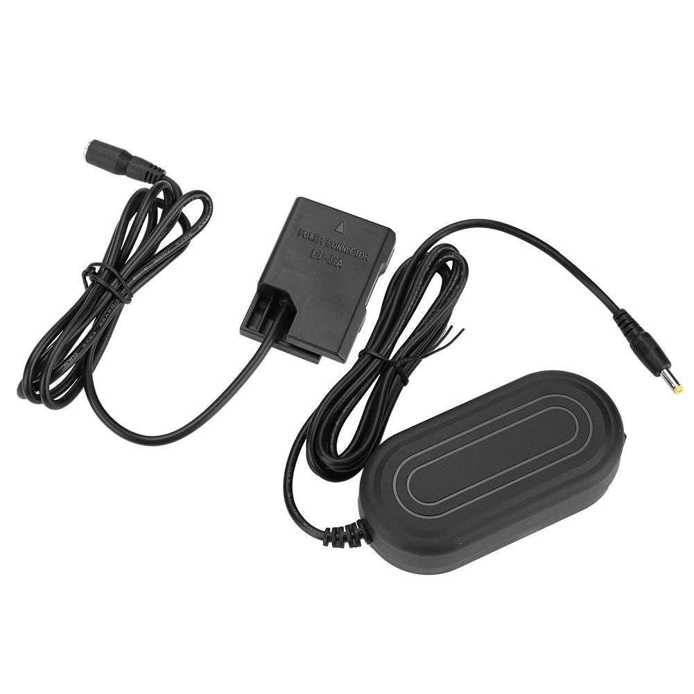 Pomya Banco de alimentación de la cámara para Nikon, EP-5A Adaptador de alimentación de CA Cargador de Acoplamiento de CC Sustituir por EN-EL14 para Nikon D5600 D5500 DC5300(Nosotros)