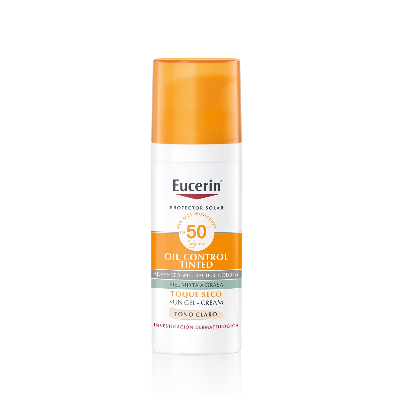 Serum facial ligero DermoPure Triple Effect (40 ml), Efecto Anti-Manchas, Anti-Imperfecciones y Anti-Brillo, para una piel sin imperfecciones por acné + sun oil control fps 50+ tono claro 50ml