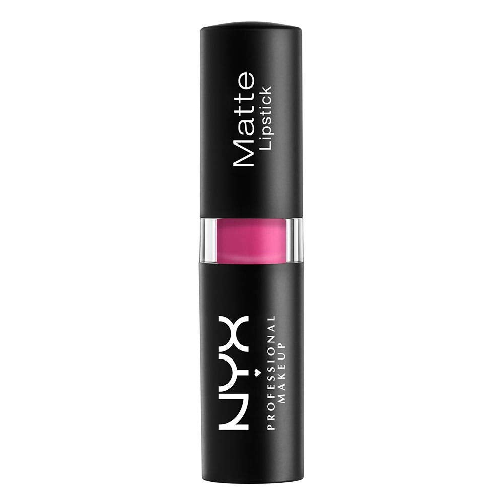 Labial en barra, Matte Lipstick, Nyx Professional Makeup ,Tono Sweet Pink ,4.5g