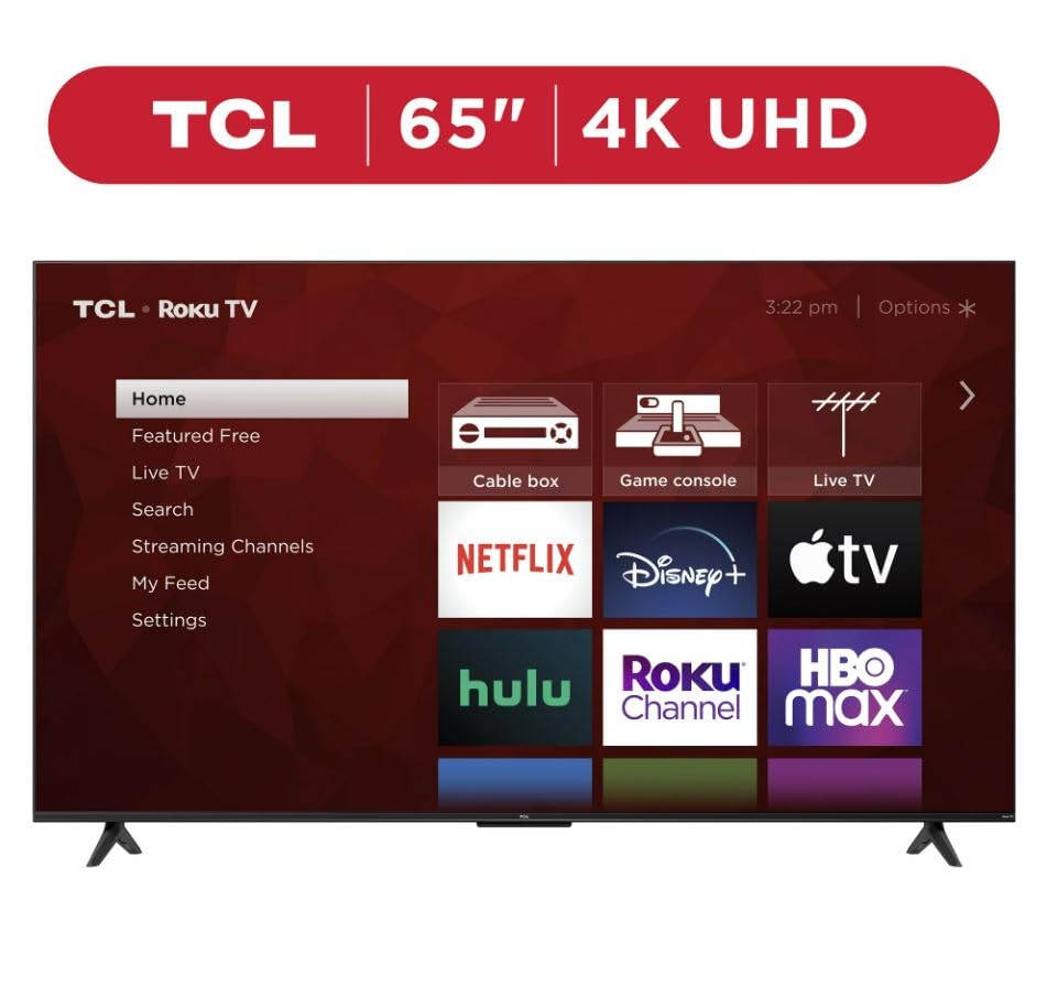Smart TV TCL 65 Pulgadas S4 4K Ultra HD HDR LED Frecuencia 120 Hz Reacondicionado