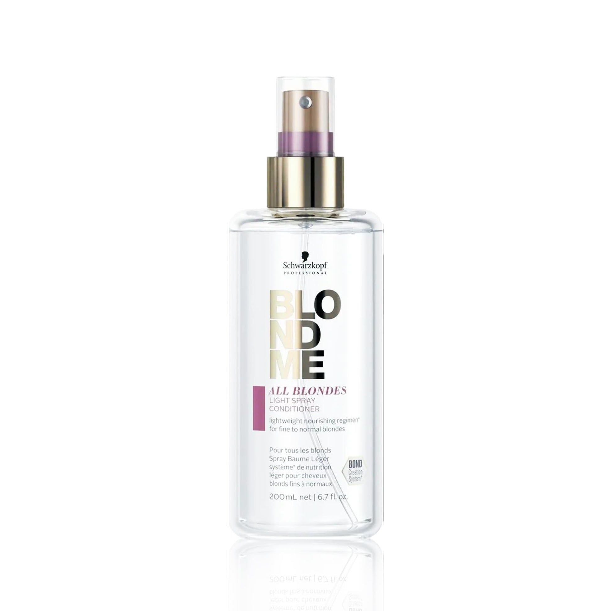 BLOND ME - All Blondes Spray Acondicionador Ligero 200 ml, con Tecnología 3D Bond Creation y el Complejo Silk Protein, Desenreda al Instante y Mejora Peinabilidad, Hidrata el Cabello