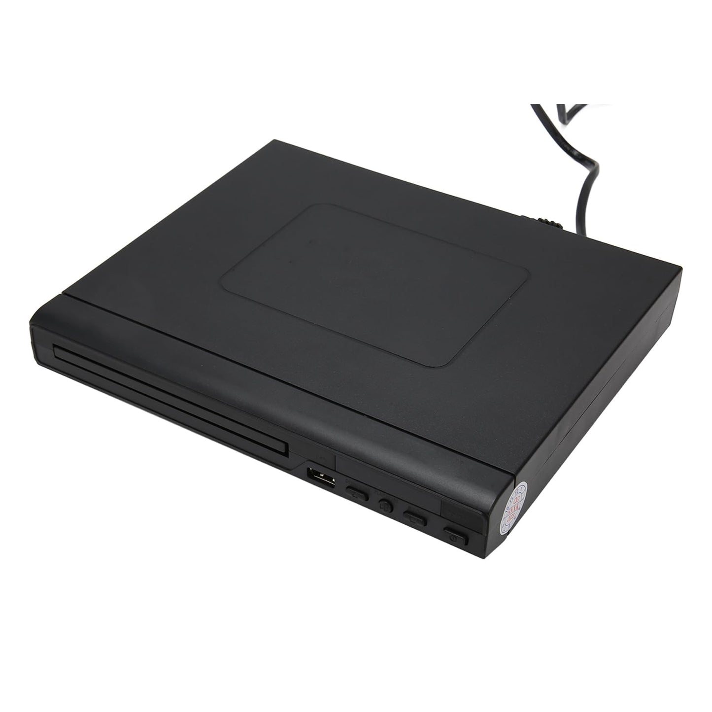 BAOK Reproductor de CD DVD, Interfaz USB 2.0 Plug and Play Mini Reproductor de DVD 110‑240V para el Hogar para TV (Enchufe de EE. UU.)