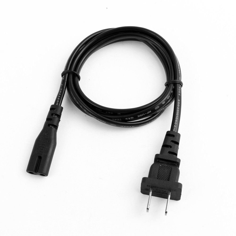 MaxLLTo Cable de alimentación de 2 clavijas para Nikon MH-25, MH-60, MH-61 (Negro, 6 pies, Hembra a hembra)