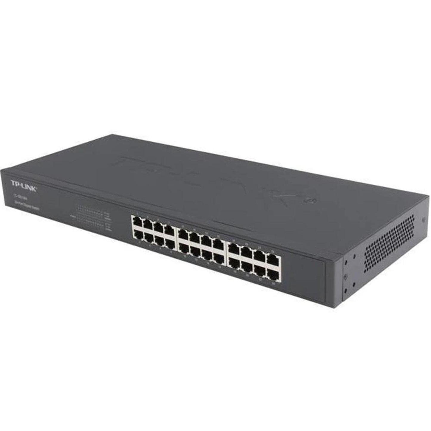 TP-Link TL-SG1024 Interruptor Gigabit con cubierta de acero para escritorio, 24 Port Rack