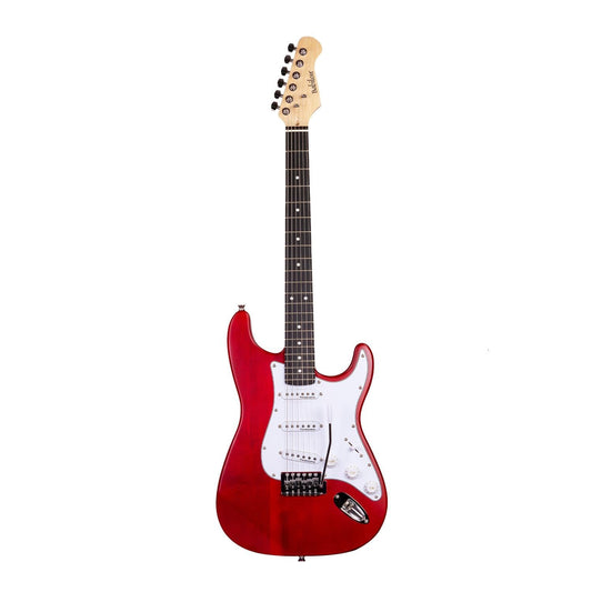 BABILON Guitarra Eléctrica Serie Vintage TWISTER-RD Color Rojo