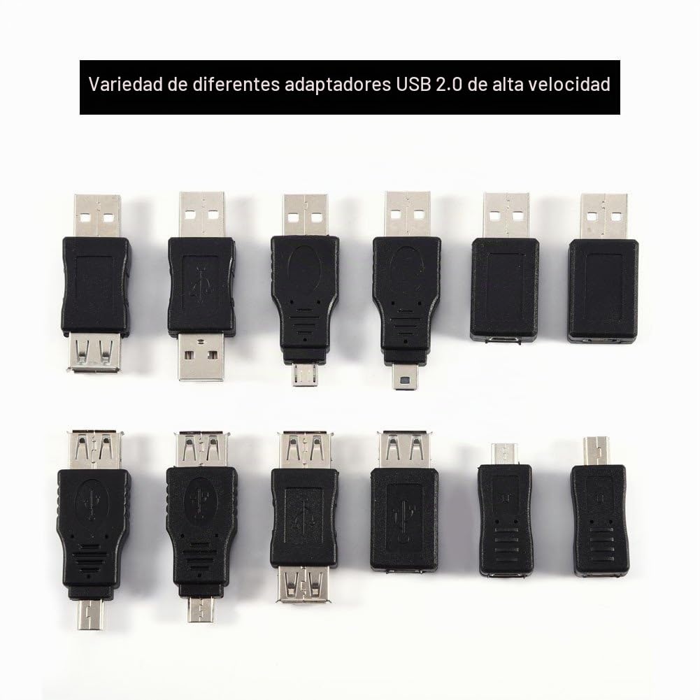 Adaptador USB OTG G22 Micro Mini USB2.0 macho a hembra para Transmisión y Carga de Datos