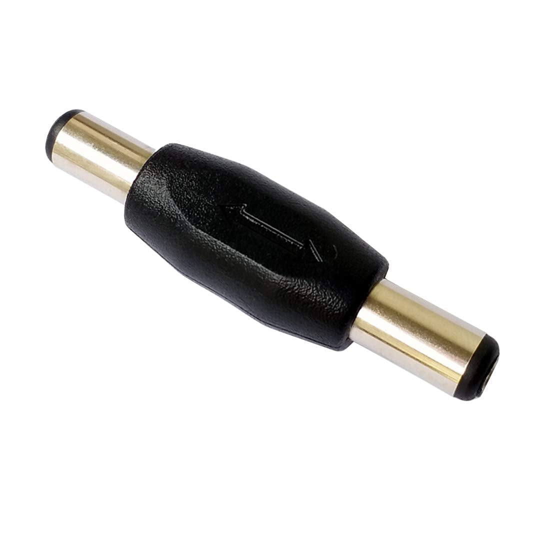 Lime2018 10 conectores DC hembra a hembra y macho a macho de 5,5 mm x 2,1 mm, 12 V 5 A, adaptador de enchufe de alimentación CC para vigilancia de seguridad en el hogar