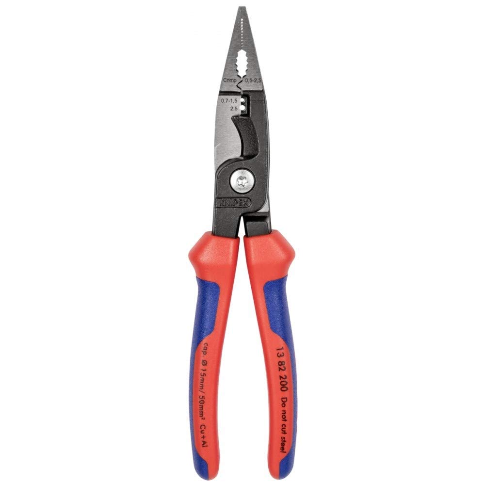 Knipex 13 82 200 Pliers for Electrical Installation with soft grip