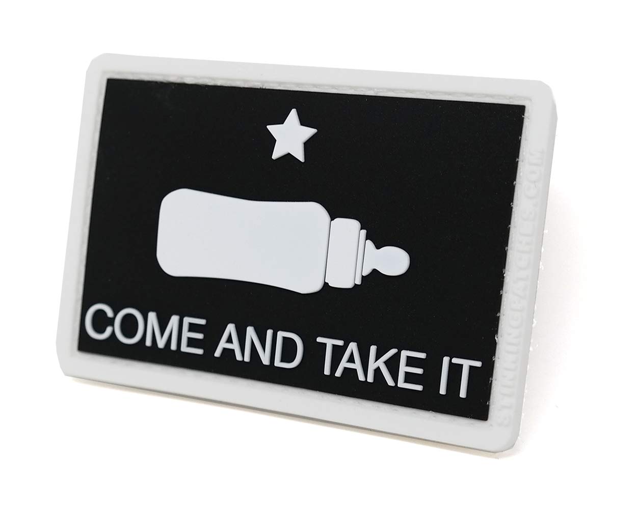 Come and Take It - Bolsa de pañales para biberones de PVC, parche táctico divertido