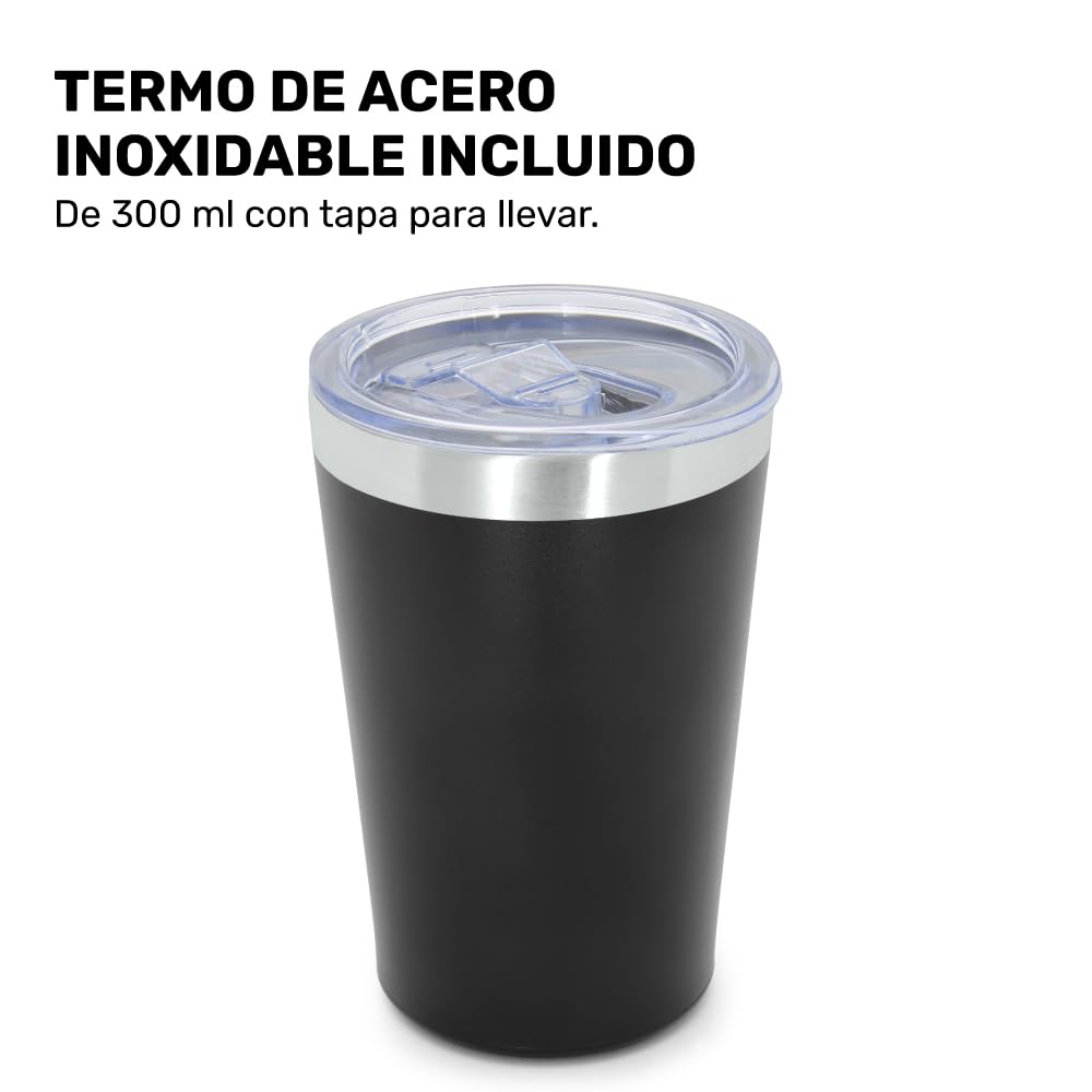 Cafetera Taurus Sedna 2000 Negro con Termo Ecológica y Versátil
