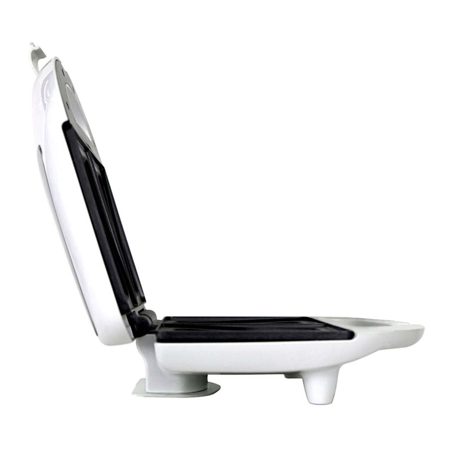 Koblenz Sandwichera Eléctrica Koblenz para 2 Piezas, Placas Anti-Adherentes de Fácil Limpieza, Termostato Automático, Clip de Cierre, Luces Indicadoras, Base Vertical, 750 W (SKM-800 BI)