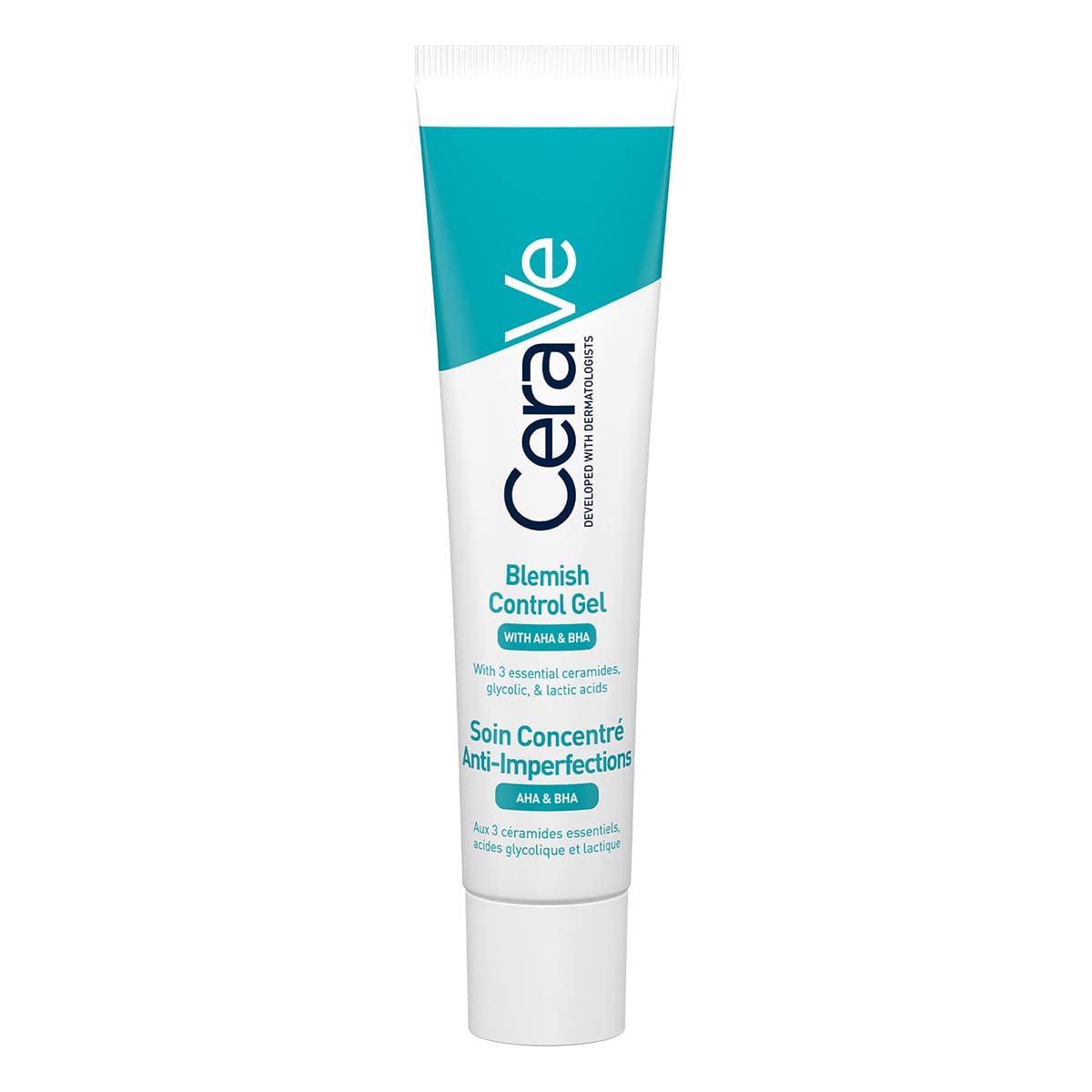 Cerave Gel Facial tratamiento Anti-imperfecciones Para Piel Grasa o Acne, 40ml + Loción Hidratante de Rostro |52ml| Hidratante facial de noche con textura ultraligera | Libre de fragancia