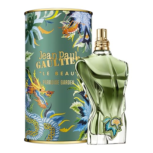 Jean Paul Gaultier Le Beau Paradise Garden Eau de Parfum Spray for Men, 4.2 Ounce