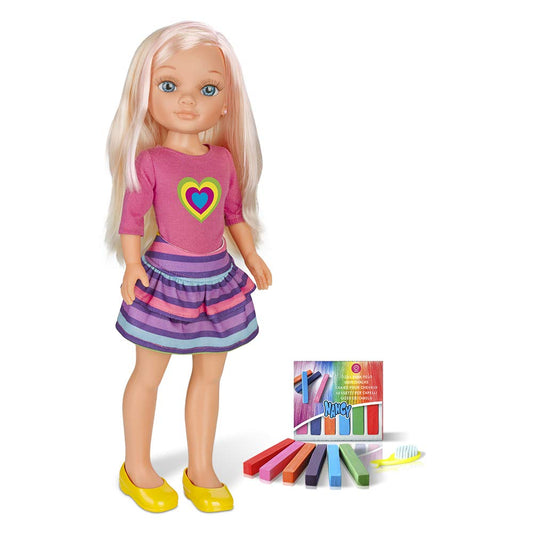 Muñeca Nancy día pintando arcoíris