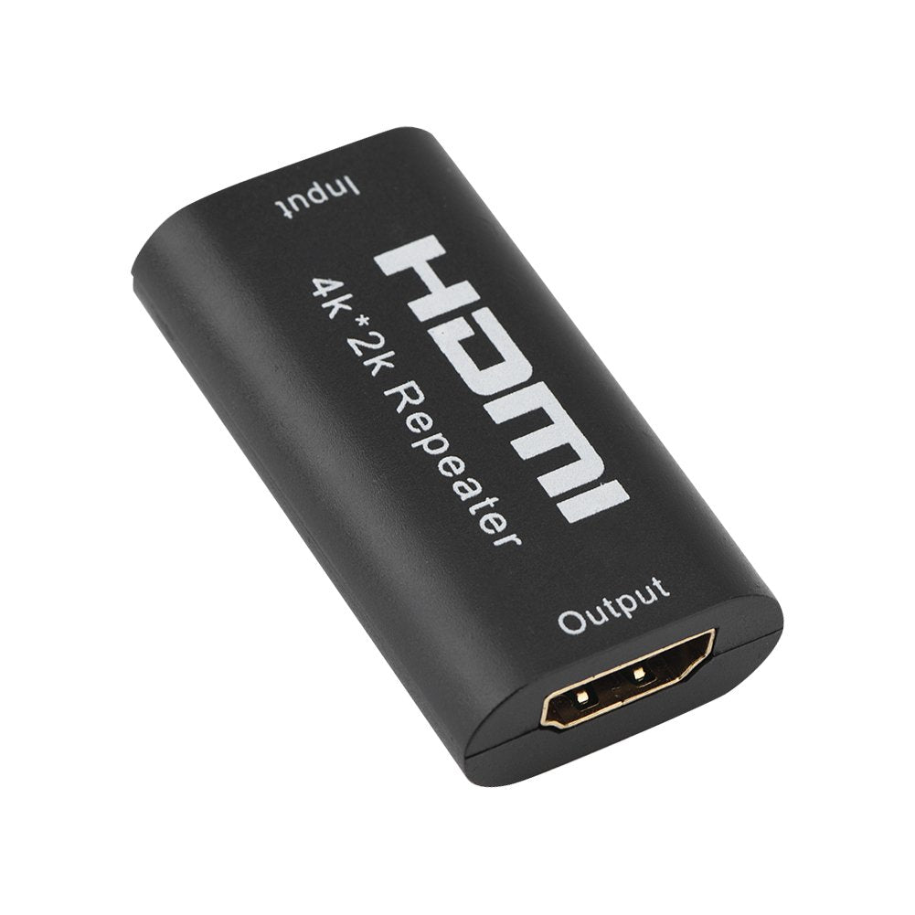Richer-R 1080P 3D HDMI Signal Repeater Extender Booster Adapter Over Signal HDTV 40 Meters Lossless Transmission, para Espacio y Problemas de Seguridad, Control de centros de Datos,etc