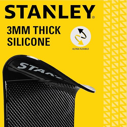 Alfombrilla Universal Stanley Negro XL con Agarre Antideslizante Extra Fuerte para Coche