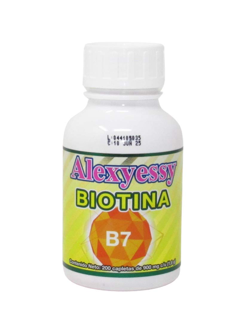 Capletas Biotina B7 Alexyessy 200 Unidades