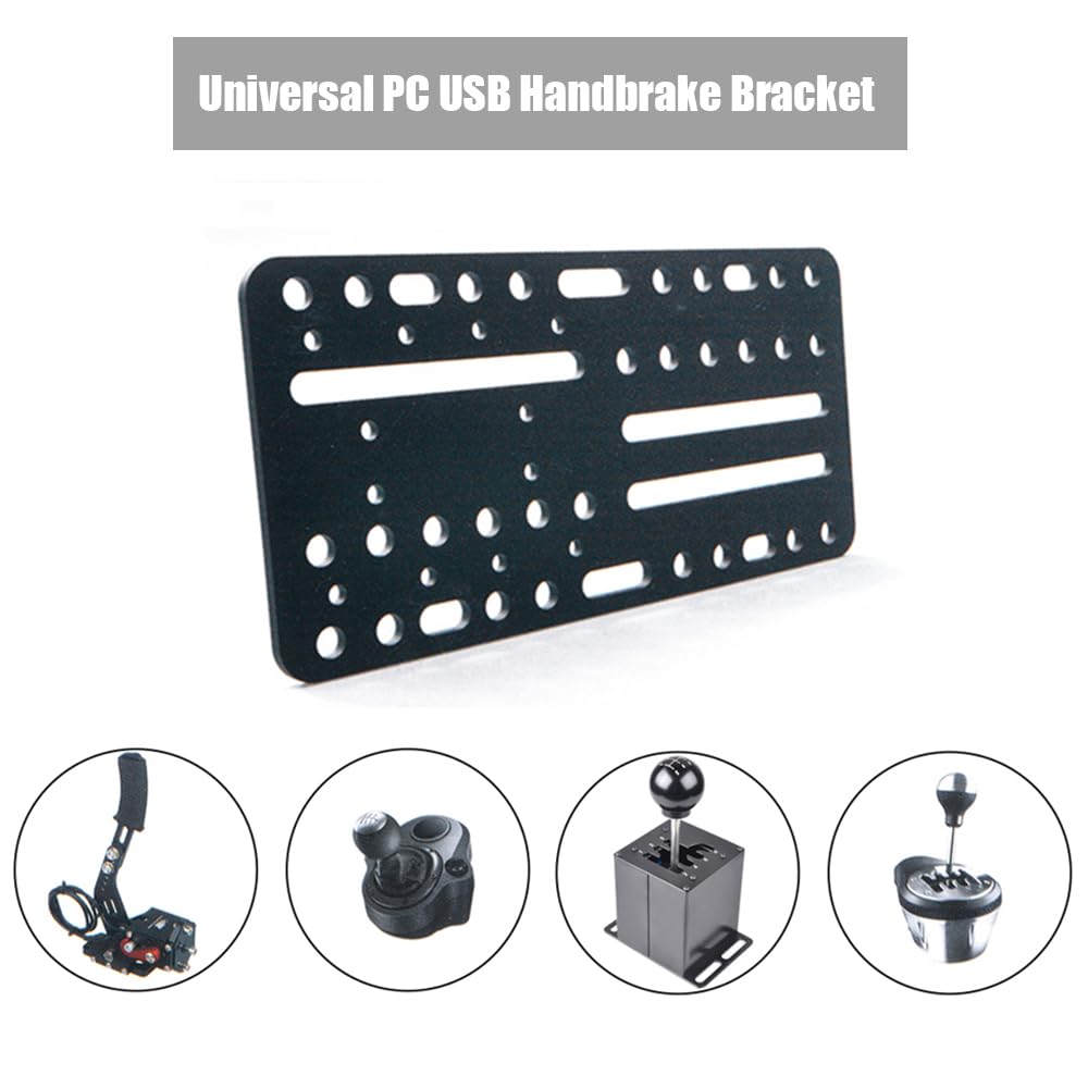 CNRAQR - Placa de soporte universal para freno de mano USB, adecuada para G25/27/29/920/923 T500 (solo placa)