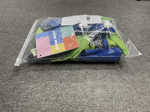 Boglia - Chaleco de natación para niños y niñas, traje de baño flotante con correa de seguridad ajustable para niños de 2 a 9 años/22 a 50 libras