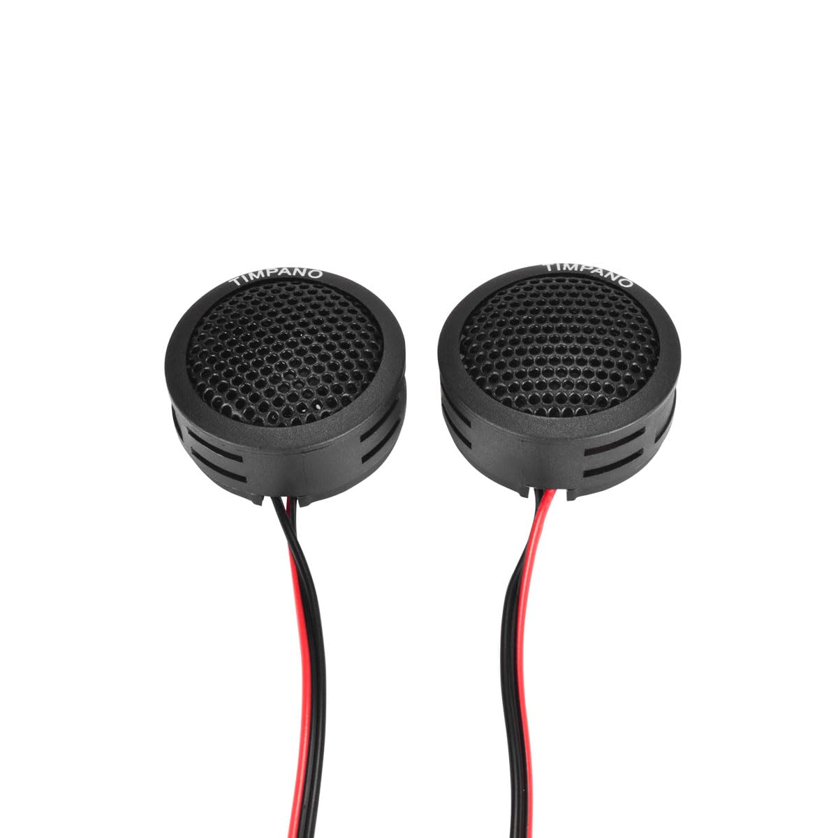 Timpano TPT-ST1 - altavoz de agudos de cúpula TPT-ST1, juego de altavoz de agudos de 1 pulgada para audio de coche, ángulo o montaje en superficie, cúpula suave de 4 ohmios, 180 vatios para audio