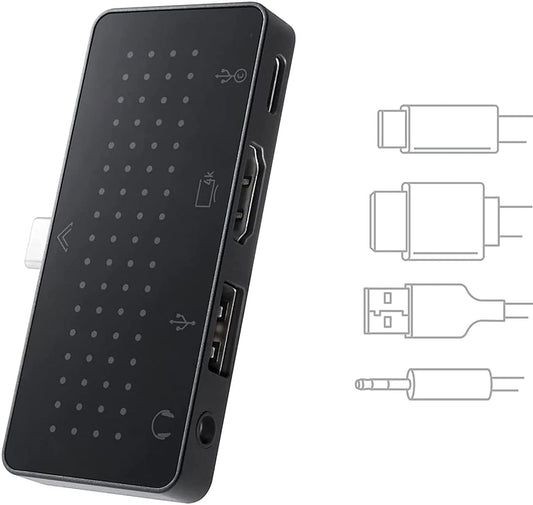 Concentrador USB-C Twelve South StayGo Mini Ultrafino para tabletas Tipo C, portátiles y iPad Pro, MacBook de uso en hogar, oficina y viajes