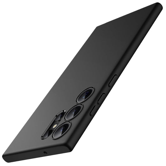 JETech Funda Fina para Samsung Galaxy S23 Ultra 5G 6.8 Pulgadas, Carcasa Delgada Suave TPU con Acabado Mate, Antigolpes (Negro)