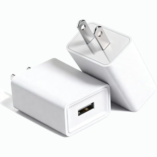 Cargador de Pared USB 5V 2A, Adaptador de Corriente AC para W Yze CAM, Nest CAM, Kasa CAM, Furbo Dog, A mazon Cloud CAM, alimentación inalámbrica de cámara de Seguridad IP (2 Unidades)
