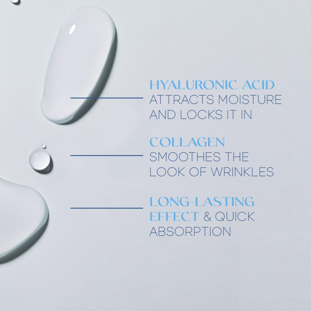Skin 2.0-Hidratante facial con ácido hialurónico y colágeno: probado por dermatólogos, antienvejecimiento, restaura la elasticidad, hidratante, belleza limpia, sin crueldad animal.