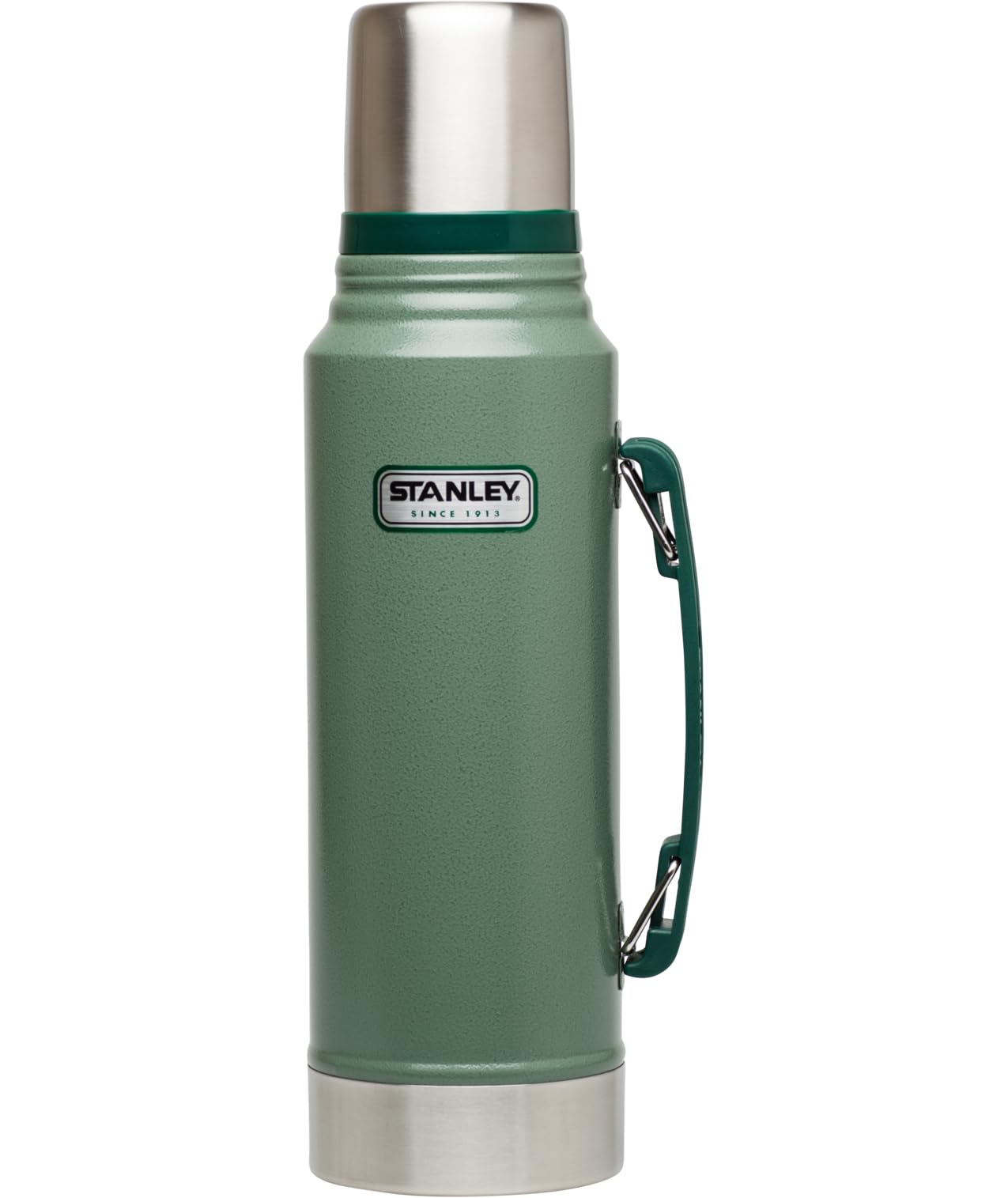 Botella Clásica al Vacío Stanley Verde Hammertone 1 Litro