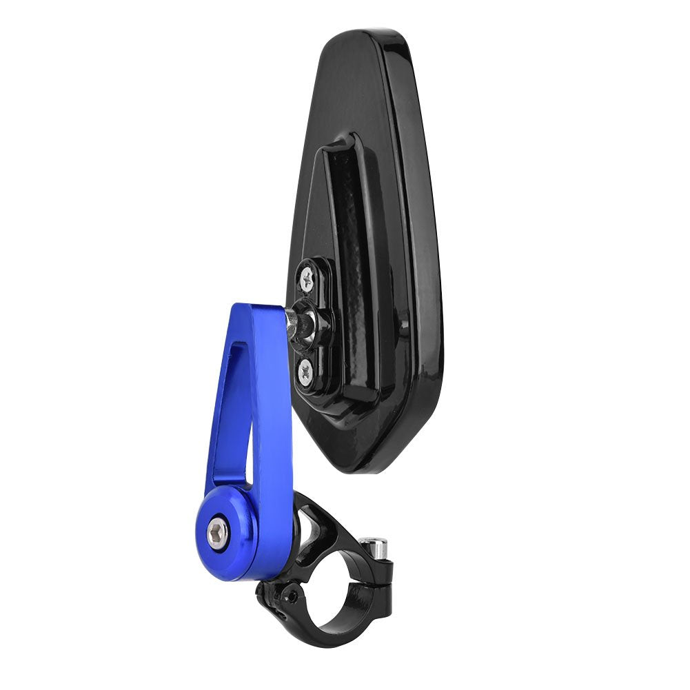 Espejos Retrovisores para Motocicleta Moto Aleación de Aluminio Azul Universales
