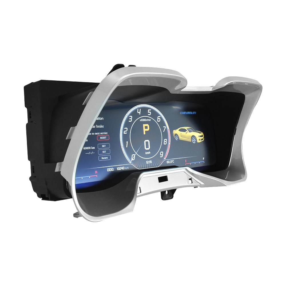 Módulo Digital Xuenav Chevrolet Camaro SS 2010-2015 Pantalla LCD Reemplazo Tablero Linux Instrumento Velocímetro