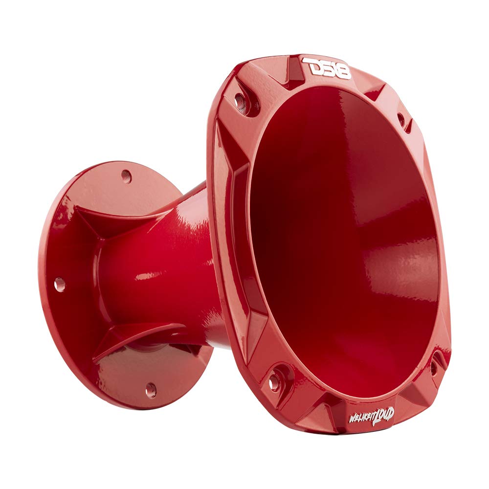 Bocina de Aluminio DS18 Rojo 100° Corta