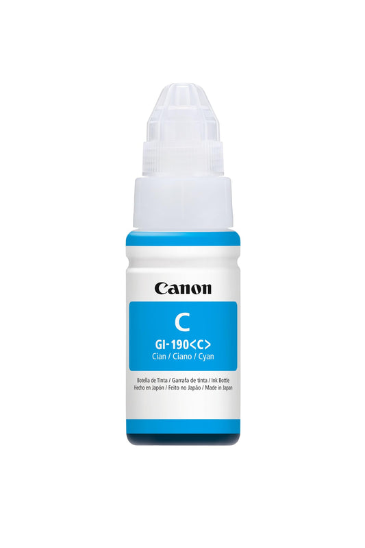 Canon Botella de Tinta GI-190 Cian 70ml