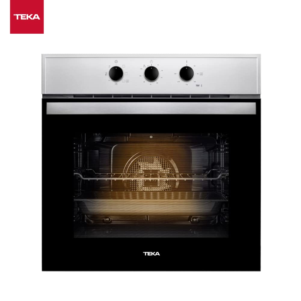 Horno Eléctrico Teka Inoxidable Negro Empotrable 60 cm
