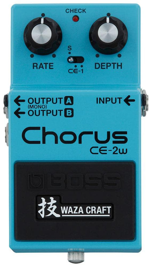 BOSS CE-2W Pedal- Diseñado Para Alto Rendimiento, Azul (CE-2W)