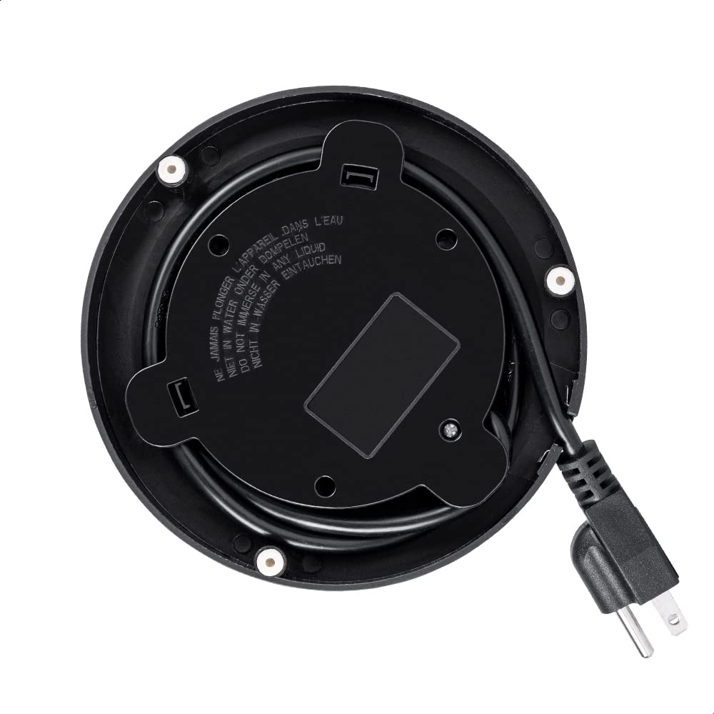 Hervidor Eléctrico Daewoo 1.7 L Calefactor de Acero Inoxidable, Jarra Inalámbrica, Luz Led Indicadora, Filtro para Agua, potencia de 2200 W DEK-1349