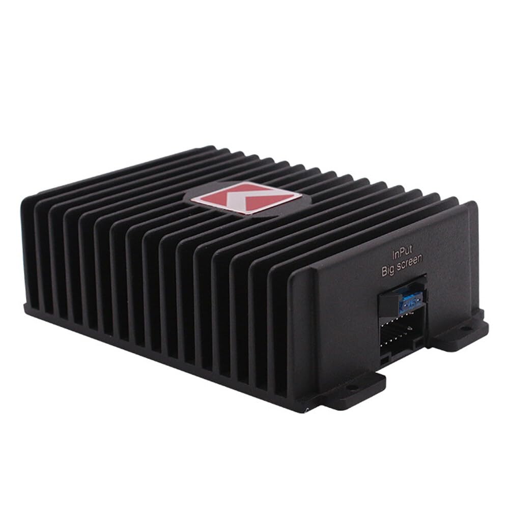 lifcasual Amplificador DSP de 4 Canales para Coche 80Wx4 o Amplificador de Potencia de modificación Sonido Digital Procor Clase A/B para Reproductor de Coche Android