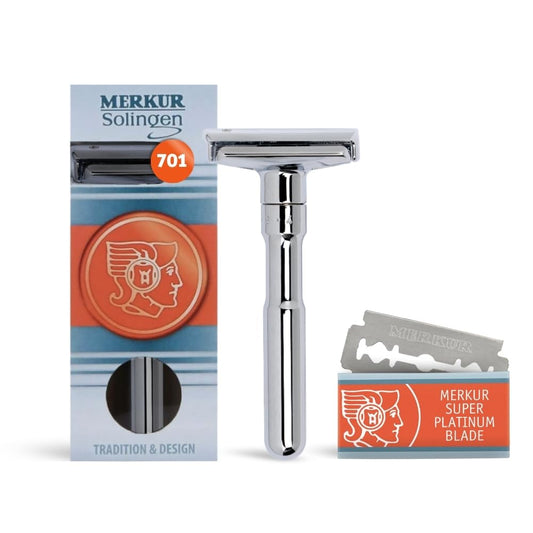 Merkur FUTUR Adjustable Safety Razor, Chrome Finish