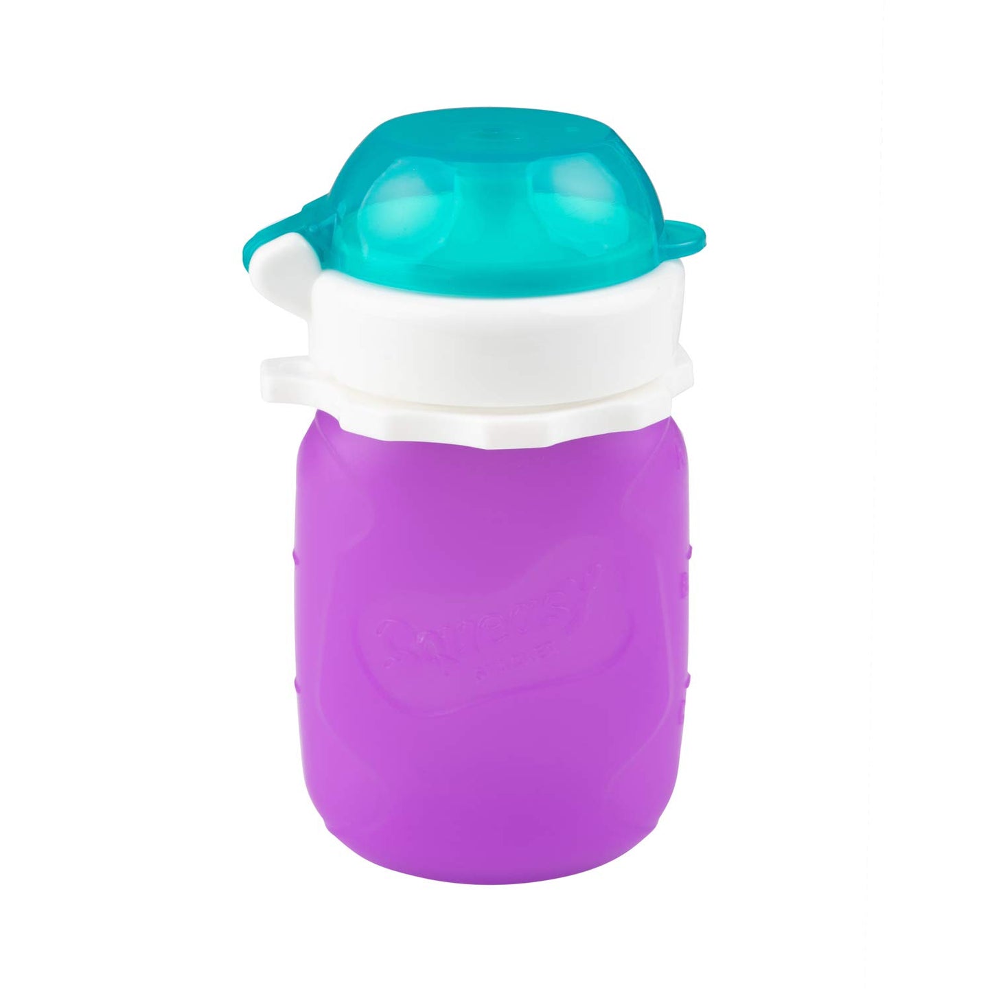 Bolsa de alimentos reutilizable de silicona a prueba de derrames, para alimentos blandos y líquidos, para agua, salsa de manzana, yogur, batidos, alimentos para bebés, apto para lavavajillas