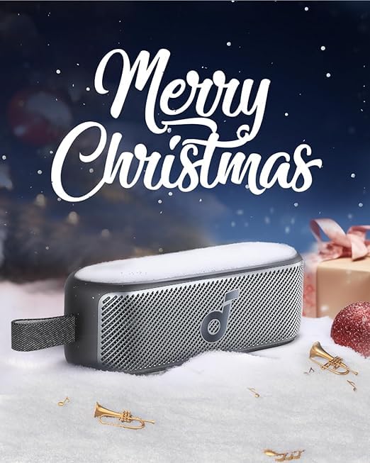 Soundcore by Anker Motion100 Bocinas Portátiles Bluetooth Hi-Res, Controladores de Rango Completo, Graves Impactantes, Ecualizador Personalizable, IPX7, Ideal para Exteriores