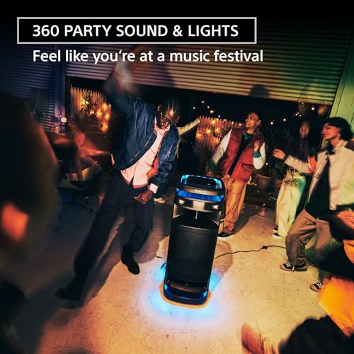 Sony Bocina Bluetooth ULT Tower 10 con Graves intensos y Sonido y Luces 360