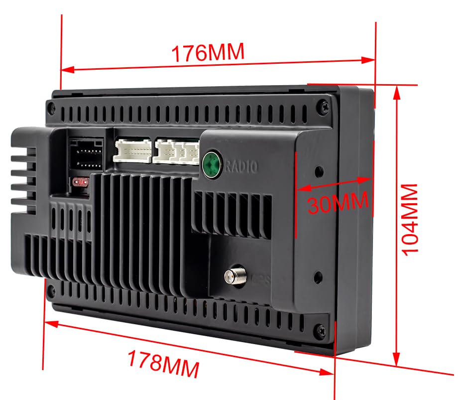 FINYQBET Autoestereos para Carro de Android 11 de 9210S,Estéreo para Pantalla Carplay para Auto con Android Auto,Pantalla HD Mirrorlink,FM,GPS,Bluetooth y más