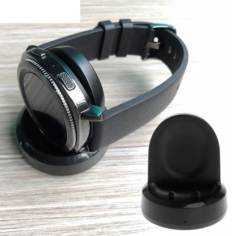 USTIYA Cargador para Samsung Galaxy Gear S4 y S3 y S2 Frontier y Sport y Watch de 42 mm R810 y 46 mm SM-R800 y R815 y R770 y R760 y R600 USB Base de Carga Reloj Charging Cable