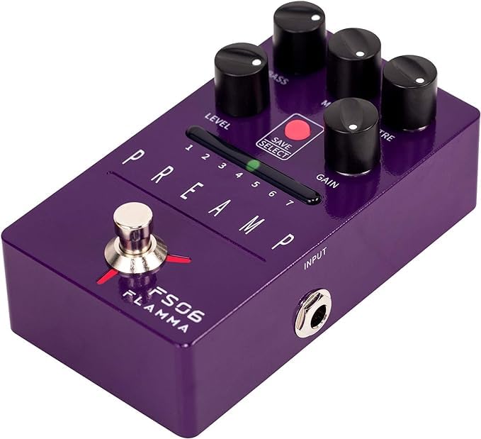 Pedal de Guitarra FLAMMA FS06 Estéreo de Modulación Múltiple con Efectos Almacenables