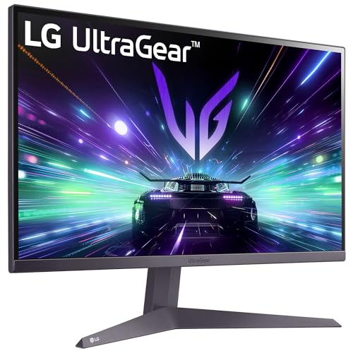 LG Monitor Ultragear Gaming 24GS50F-B fHD (1920 x 1080) 23.8" Refresh Rate 180 Hz, Tiempo de Respuesta 1ms (GtG at Faster), Contrast Ratio de 1000:1, Compatible con AMD Freesync